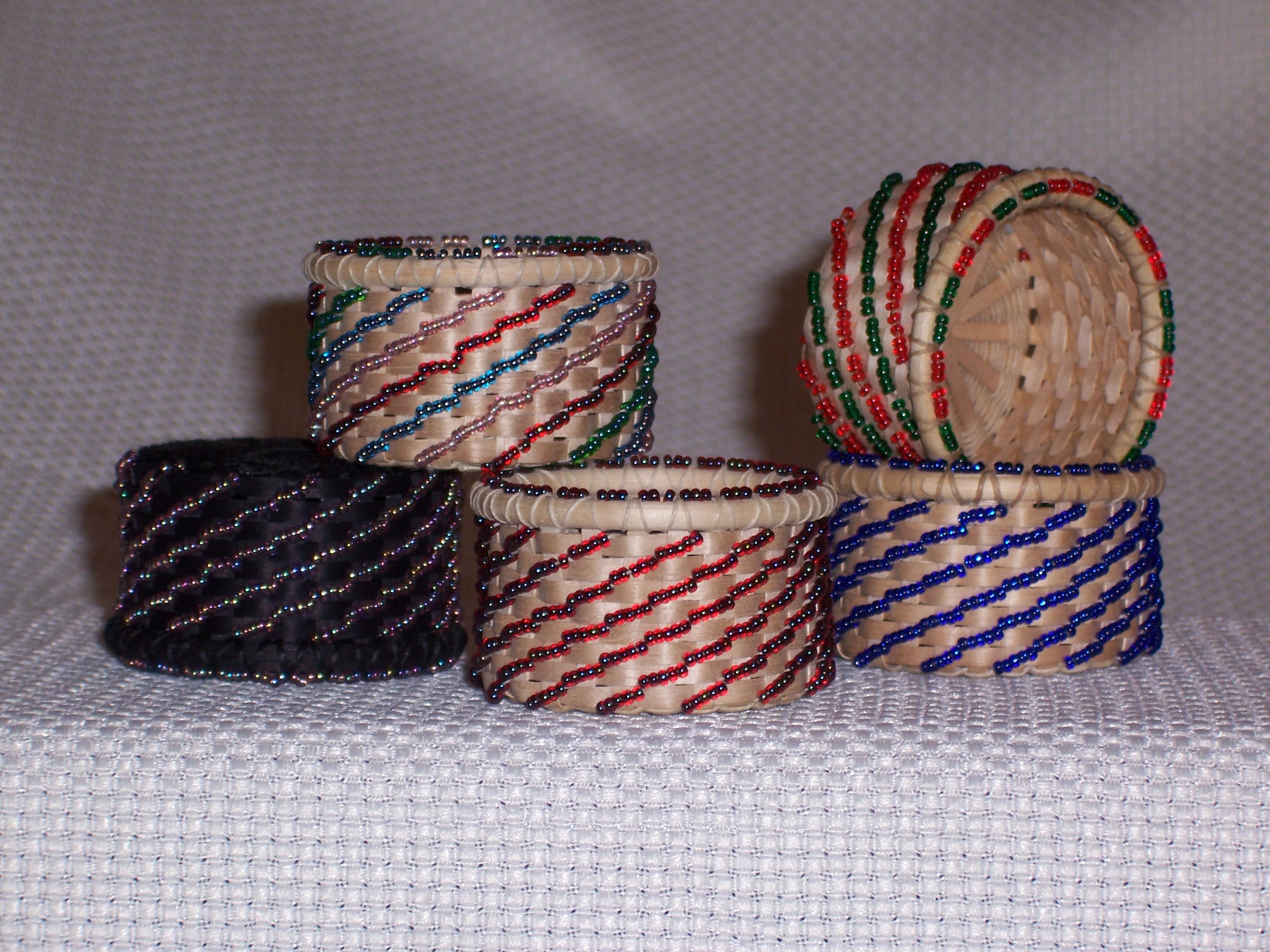 Beaded Ring Basket